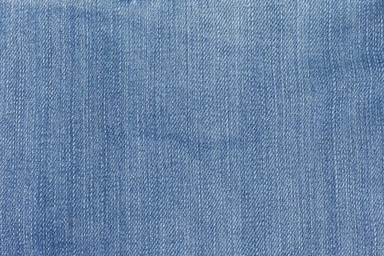 Blue denim jean texture and background.