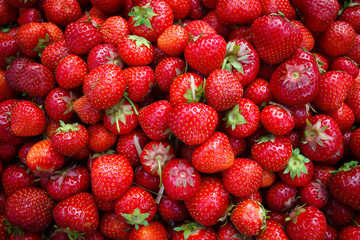 Fresh organic strawberry Background