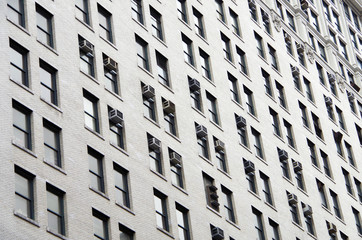 Architectural Background Windows NYC Buildings