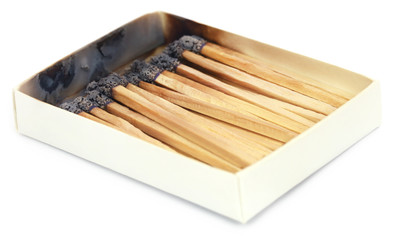 Burnt matchsticks