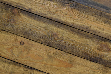 The texture of wet boards . Boards after the rain .