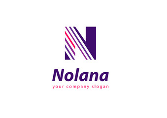 letter N logo Template for your company