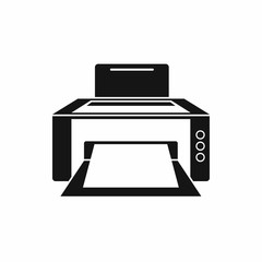 Printer icon in simple style