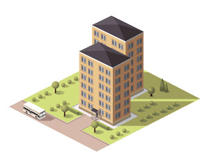 Set tiles vector buildings