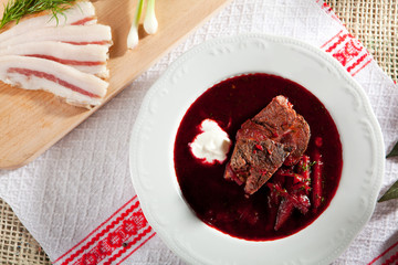 Beetroot and Cabbage Soup