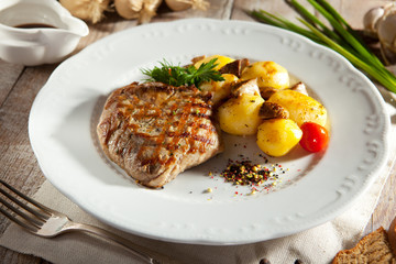 Pork Steak with Potato