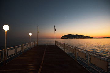 Fototapeta premium Alanya in the evening