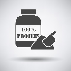 Protein conteiner icon