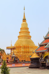 Wat Phra That Hariphunchai . is a Buddhist temple in Lamphun, Thailand.

