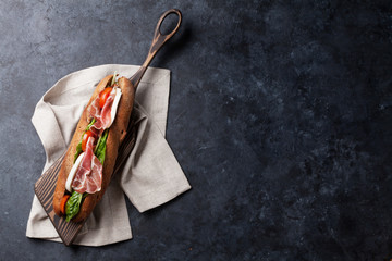 Ciabatta sandwich © Evgeny Karandaev