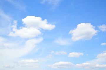 Fototapeta na wymiar Summer sky with clouds