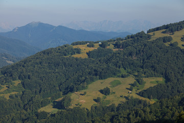 Serene View of Landscape in Mountains