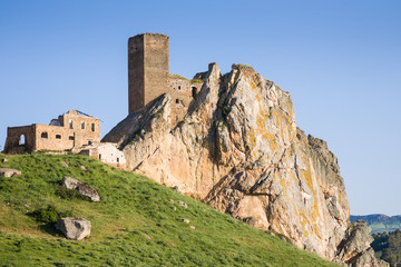 Fototapeta na wymiar Castle Pietratagliata, Aidone, Sicily