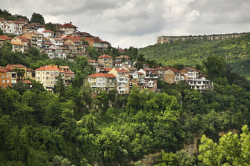 Fototapeta na wymiar Panoramic view of Veliko Tarnovo. Bulgaria