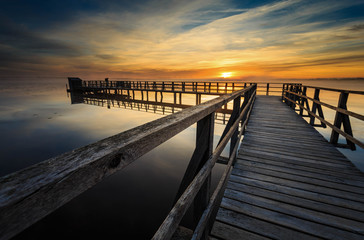Obraz na płótnie Canvas Lake Sunrise
