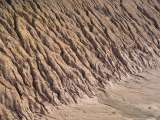 Background soil erosion coast.