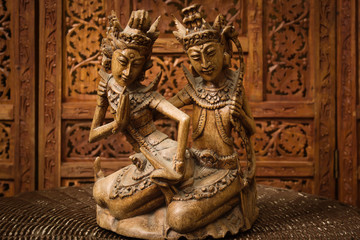 a figurine of the hindu goddess