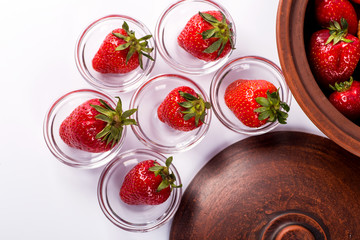 wonderful fresh strawberries