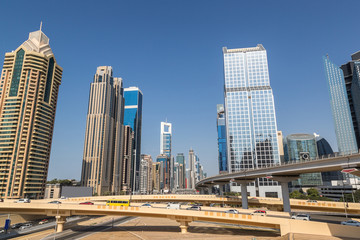 Fototapeta na wymiar Skyscrapers in Dubai