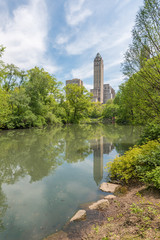 Fototapeta na wymiar Stadtlandschaft Central Park, New York City