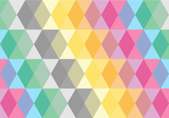 Soft Colorful Hexagonal Pattern