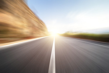 High way in countryside