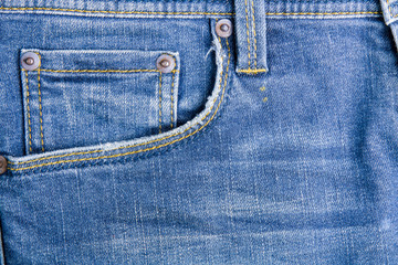 Blue denim jeans texture. blue jean fabric texture. Jeans backgr