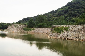 萩の町並み　萩城址