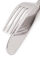 knife and fork close up