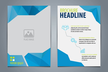 brochure template design vector,flyer,booklet cover,report,A4 ve