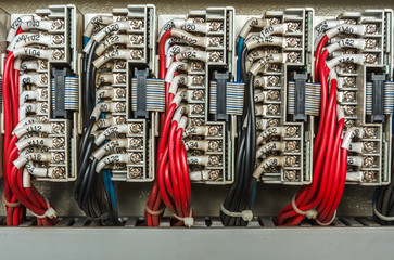 PLC --- input wires used in industry.
