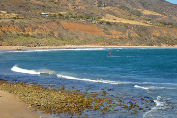 Windsurfing in Malibu