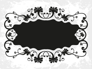 Decorative frame with pattern