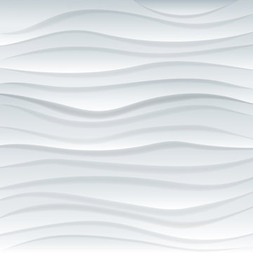 Abstract background with multilevel surfaces, light stripes wave simulation, material design © Zagory