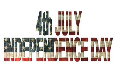 4th july independence day vintage usa flag