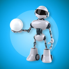 Naklejka premium Robot