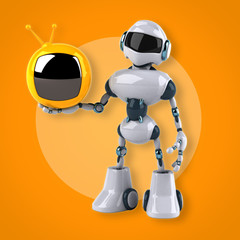 Naklejka premium Robot