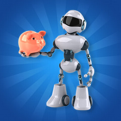 Naklejka premium Robot