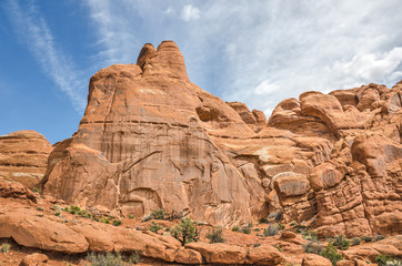 Details in the Sandstone at Arches National Park 