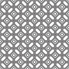 Seamless parquetry vector monochrome pattern background 