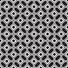 Seamless parquetry vector monochrome pattern background 