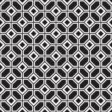Seamless parquetry vector monochrome pattern background 
