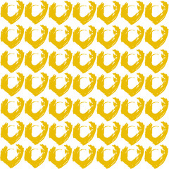 brush strokes with rough edges