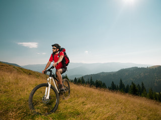 mountain bike rider