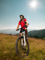 mountain bike rider