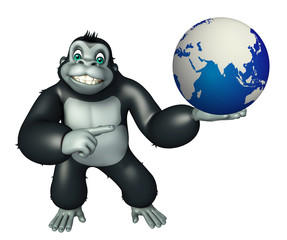 Gorilla cartoon character