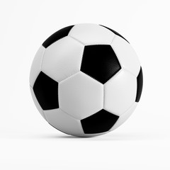 Klassischer Fu&szlig;ball als Freisteller