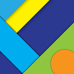 Abstract modern shape material design style. Material design for background or wallpaper .Vector illustration.