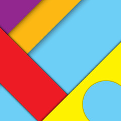 Abstract modern shape material design style. Material design for background or wallpaper .Vector illustration.