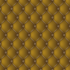 Abstract upholstery dark gold background.